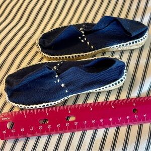 Artesania Navy Blue Canvas Espadrille Child’s Flats 7 (Euro 23) Made in Spain